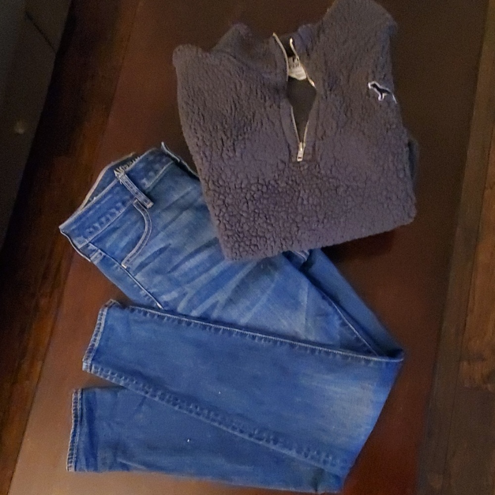 American Eagle super hi-rise jeggings